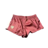 Maroons Footy Shorts with Singe White Stripe